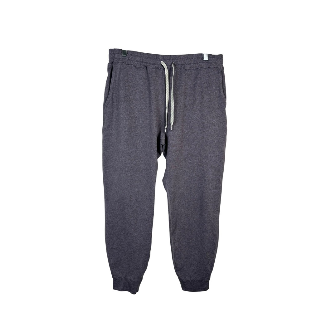 Vuori Performance Jogger Women Medium Charcoal Heather DreamKnit Stretch 3439